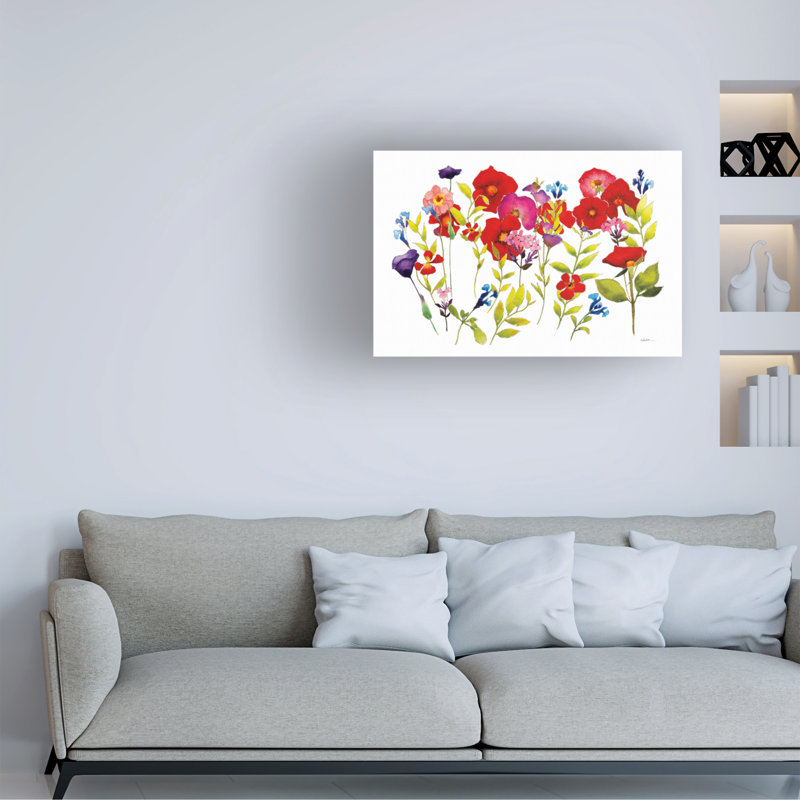  Art mural sur toile Shirley Novak Summer Arrangement, H 22 po x l 32 po