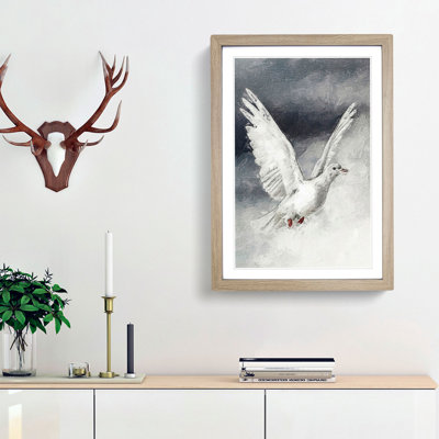 Flying Dove - Framed Print