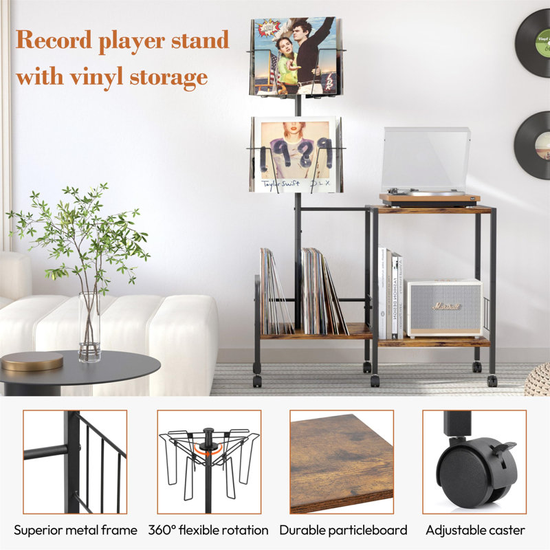 133.4cm H Media Shelves