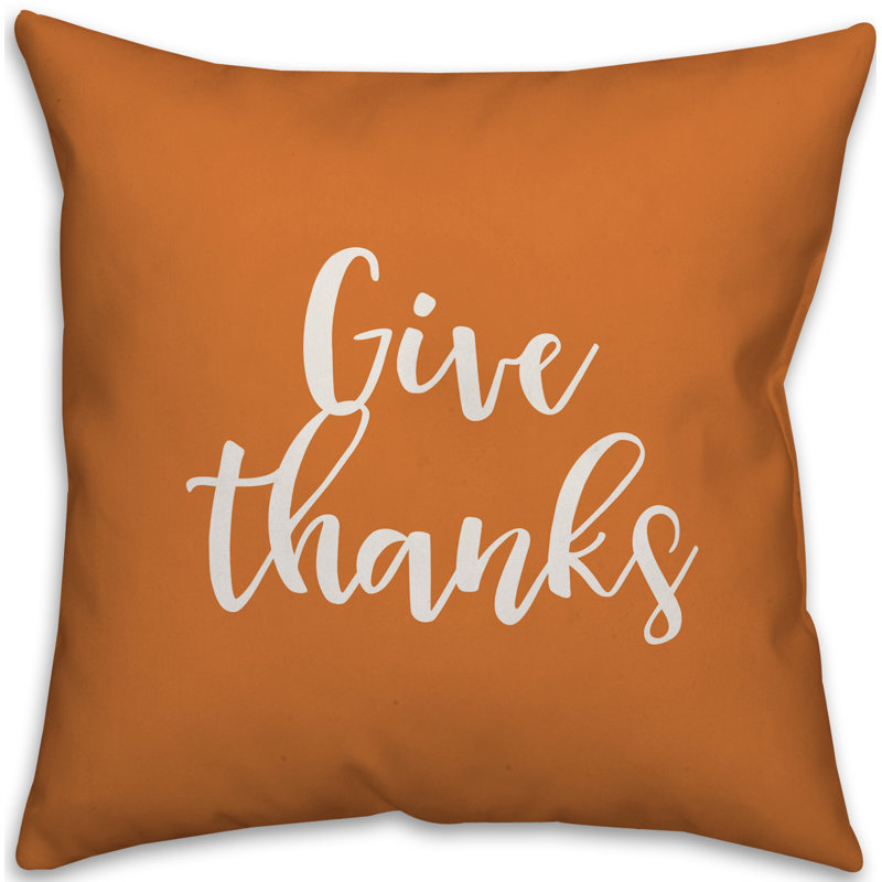  Coussin «Offrez des mercis», Orange, Housse de coussin