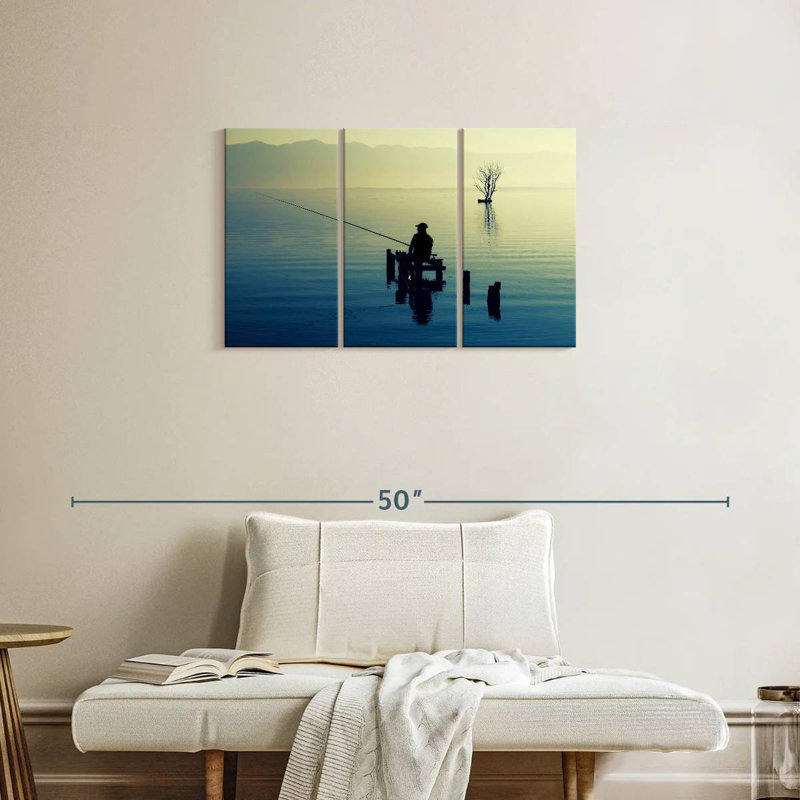 Senne Old Dock Fisherman, 20" H x 33" W