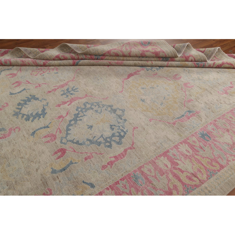 Wool Floral Indoor Rug