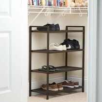 Dotted Line™ Grid 15 Pair Shoe Rack & Reviews