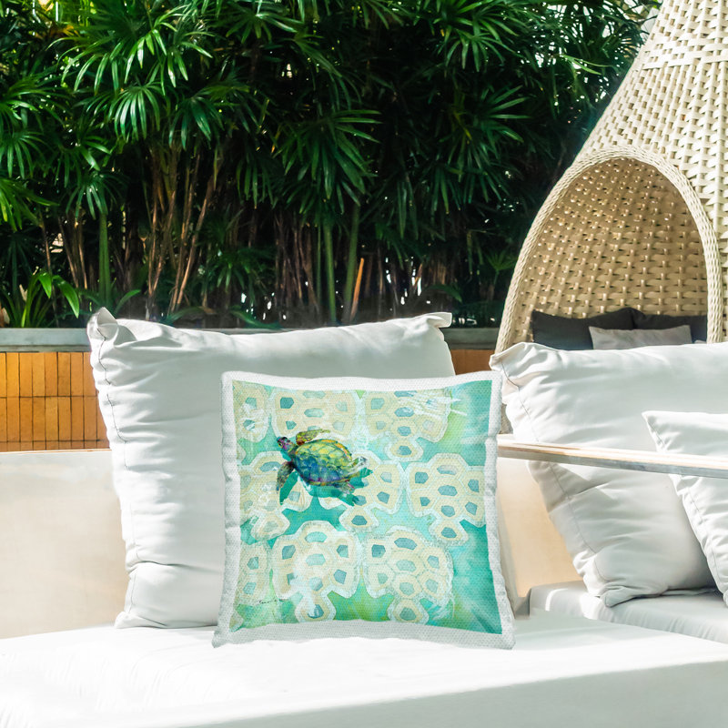 Abstract Outdoor Throw Pillow