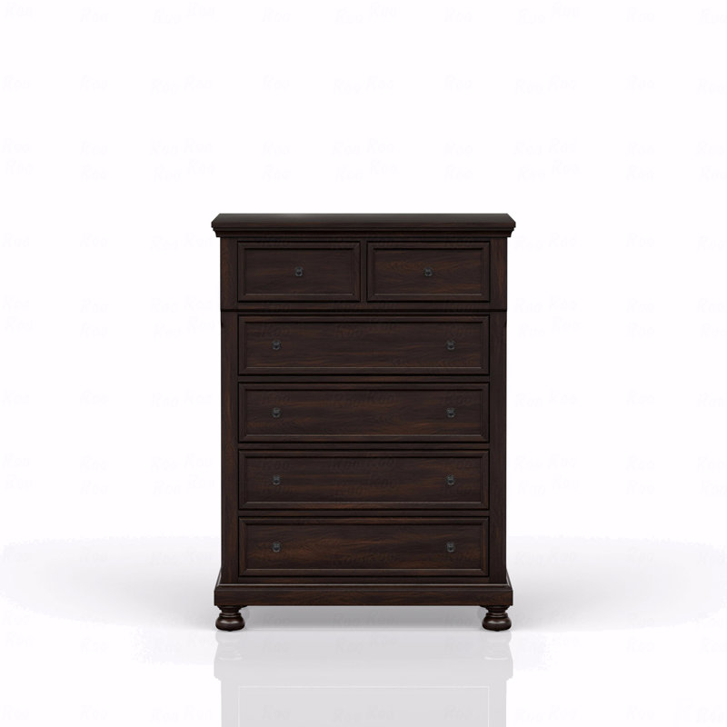 Commode 5 tiroirs, Cerisier