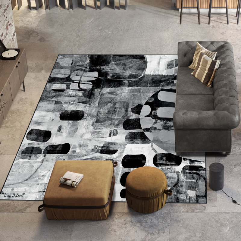 Dree Abstract Indoor Rug, Rectangle 7'6" x 10'4"