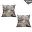 Housse carrée pour coussin rétro couleur paintbrush Marble-25017493