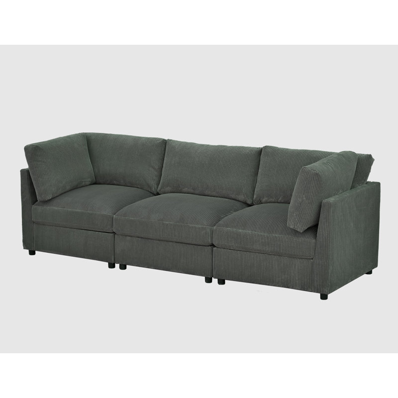 Freywall Sofa, Hunter Green