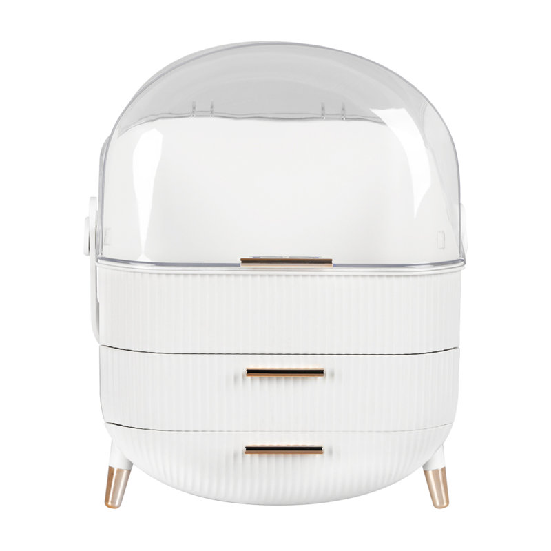 Balmir Polystyrene Makeup Organiser, White