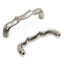Poignée à poignée Trellis Collection - Poignée d'armoire centrale à centrale de 3 po - Nickel poli - Quincaillerie traditionnelle pour tiroirs et armoires-116400645-116400630