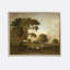 Landscape with Trees Framed Oil Painting Print Canvas
