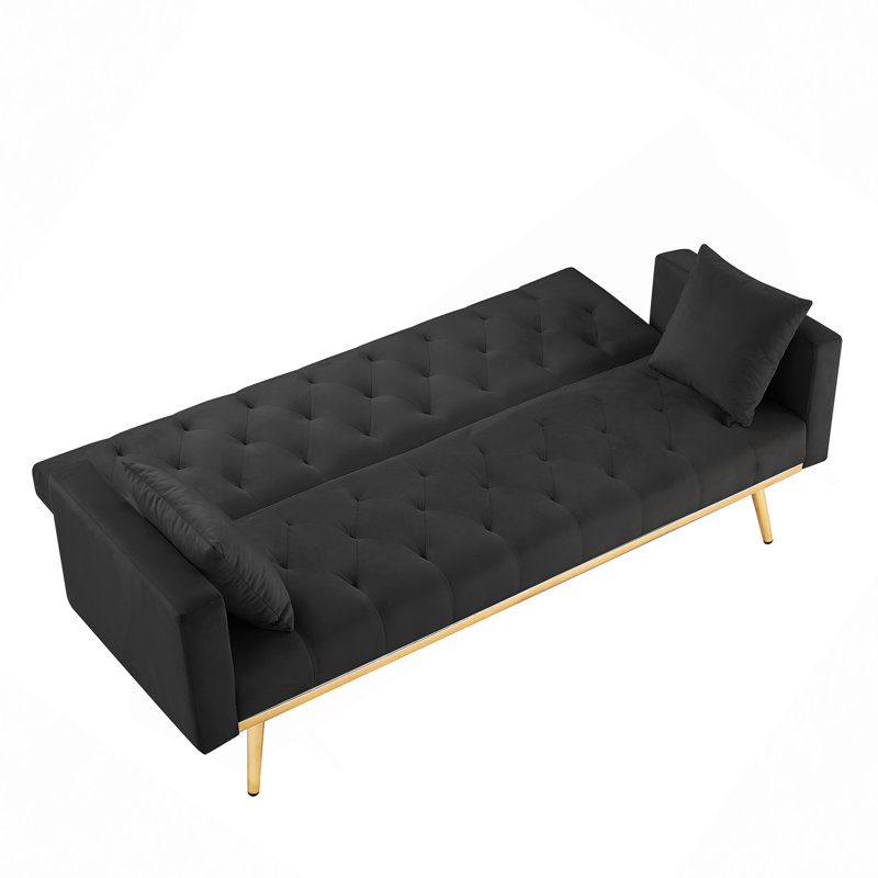 Futon-lit convertible pliant, canapé-lit pour un espace de vie compact