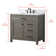 Jasper 36" Single Vanity - White