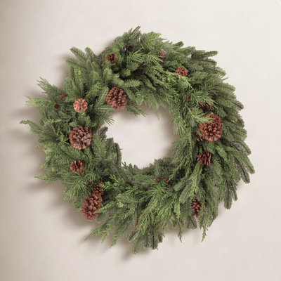 The Holiday Aisle® 36" Evergreen Wreath