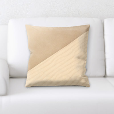 Microsuede Throw Pillow