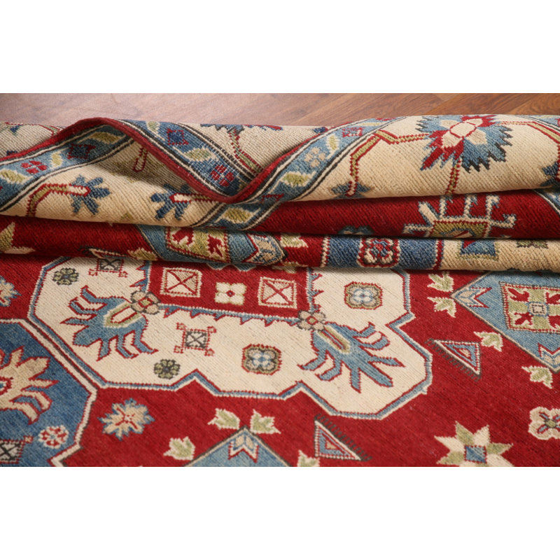 Tapis oriental fait à la main Kazak 6 x 8
