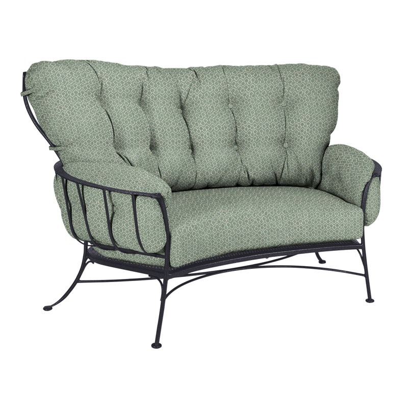 Monterra Outdoor 2 - Seat Loveseat, Graphite, Sterling Alpaca