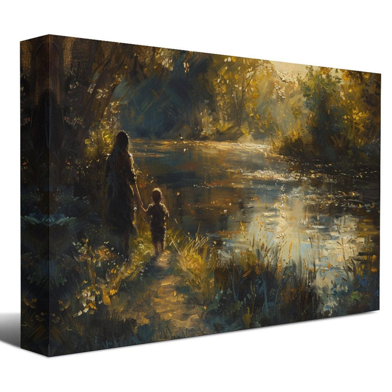 Art mural encadré 20 "x 30" avec cadre en bois, prêt à être accroché, 20 po x 30 po