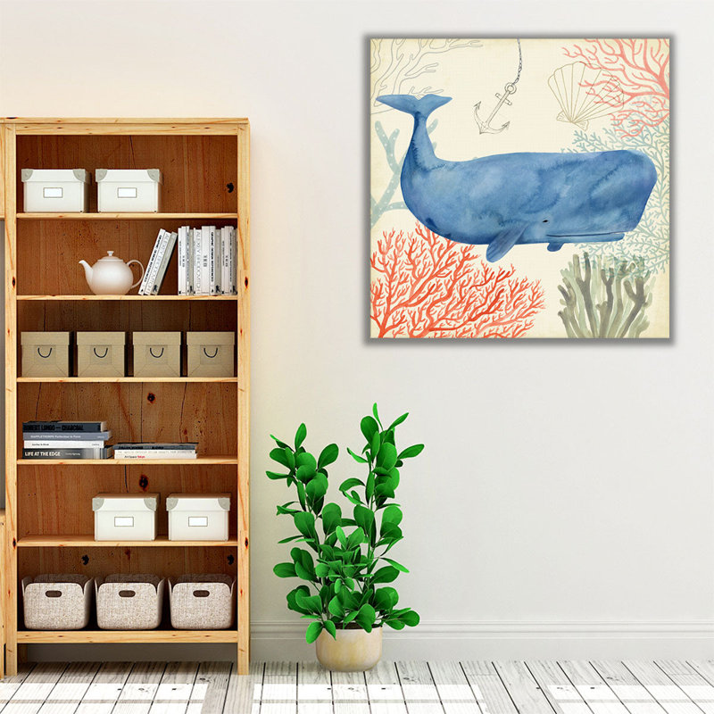 Underwater Whimsy I - reproduction d'art sur toile, H 12 po x l 12 po