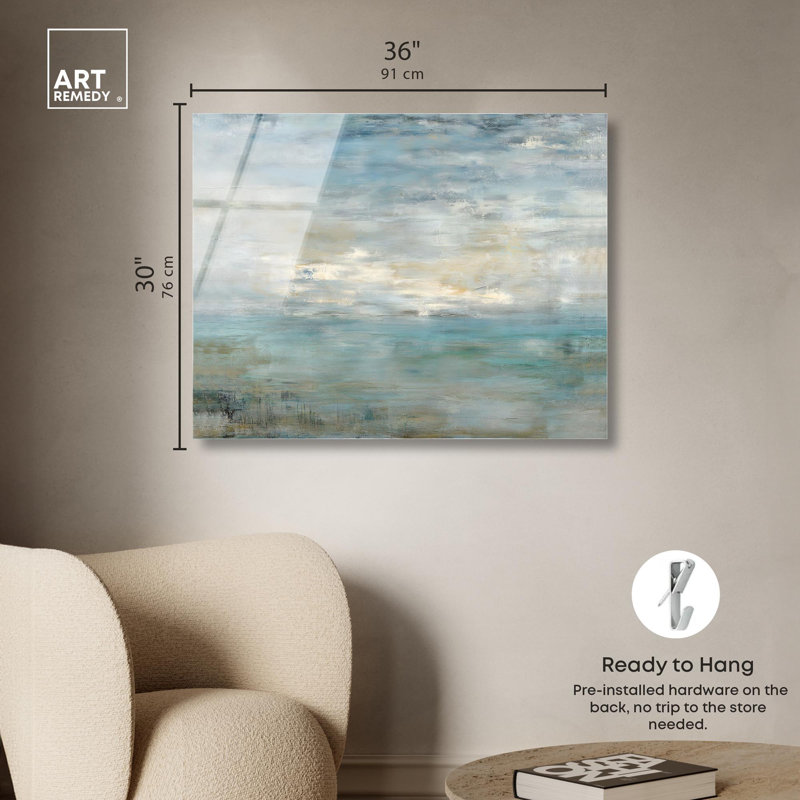 «Paleocene Pulse III», impression sur acrylique délavée par Art Remedy, H 30 po x l 36 po