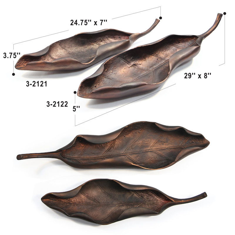 Whispering Leaf, 5" H x 29" W x 8" D
