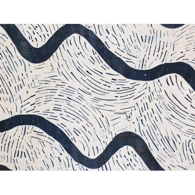 Édredon ondulé à motif artistique ondulé