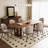 Set Of 4 Nakenzie Upholstered Back Side Dining Room Chairs-104469028-104469026