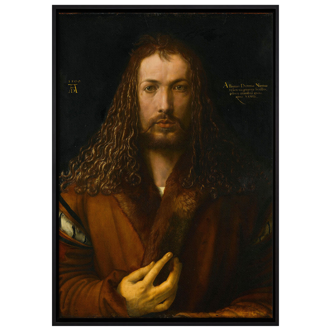 Gerahmtes Leinwandbild Self-Portrait von Albrecht Dürer