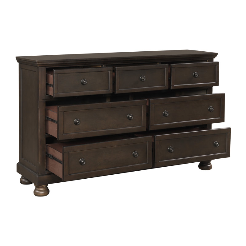 Dianna 65.25'' W 7 - Drawer Dresser, Gray