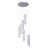 6 - Light Dimmable LED Geometric Chandelier