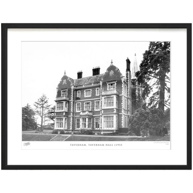 Taverham, Taverham Hall C1955 by Francis Frith - Single Picture Frame Print, 45cm H x 60cm W x 2.3cm D