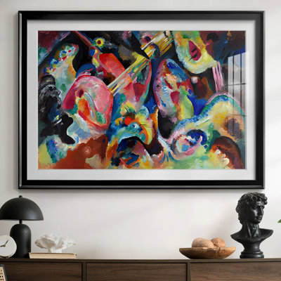 Sketch for Composition II-Wassily Kandinsky-Framed Print with Mat and glass-1909–1910