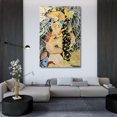 Alcott Hill® Derr, Wynn Gallery Wrapped Canvas Art Titled: California Tiger Salamander 64509