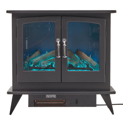 George Oliver 63cm W Black Electric Stove with 5100 BTU