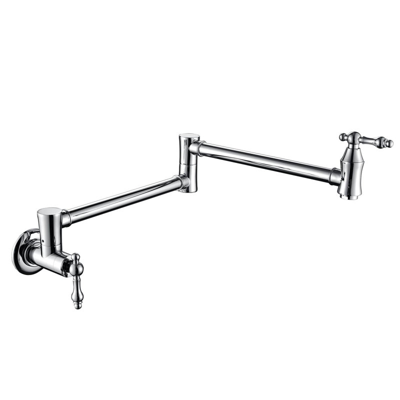 Robinet remplisseur mural, Chrome
