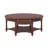 Traditional Oval Coffee Table with Storage