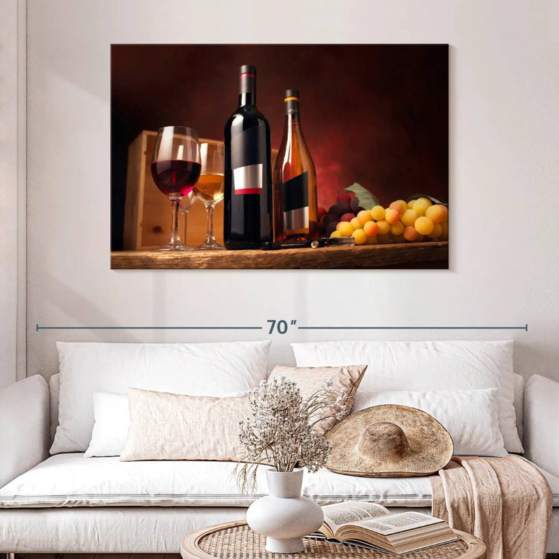 Yarlin Wine On The Table, 32" H x 48" W