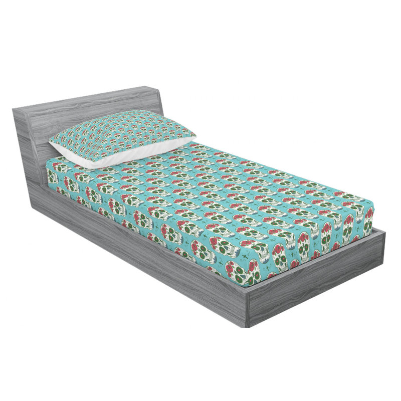 Microfiber Sheet Set, Twin Sheet Set with Fitted Sheet