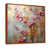 Toile avec cadre flottant brun