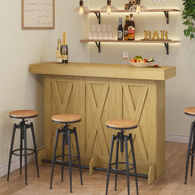 Wooden Bar Counter