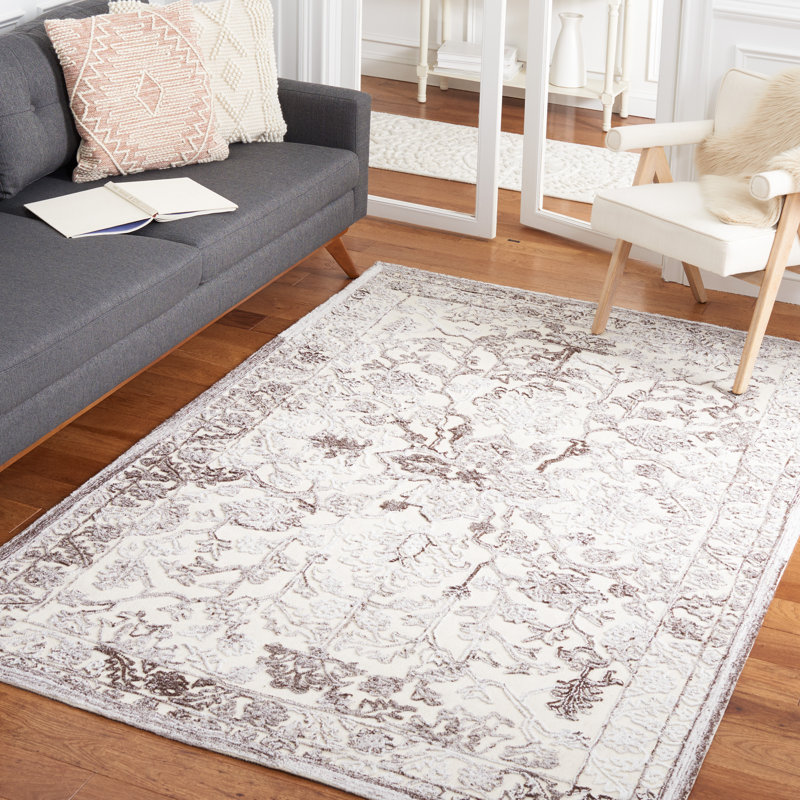 Trace Hand Tufted Performance Oriental Rug, Rectangle 5' x 8'