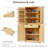 72-Inch Tall Farmhouse Pantry Cabinet With Curved Design, Adjustable Shelves, Hidden Drawer-879467400
