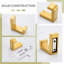 Stainless Steel Bathroom Wall Mounting Robe Hook-63808253