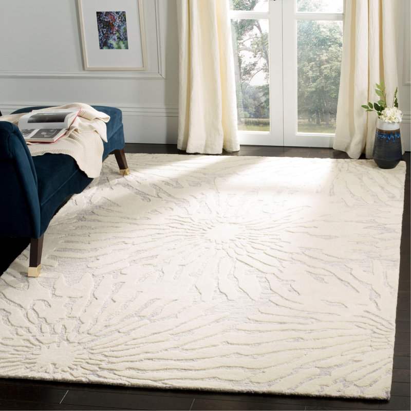 Jefferson Hand Tufted Wool Abstract Rug, Rectangle 8' x 10'
