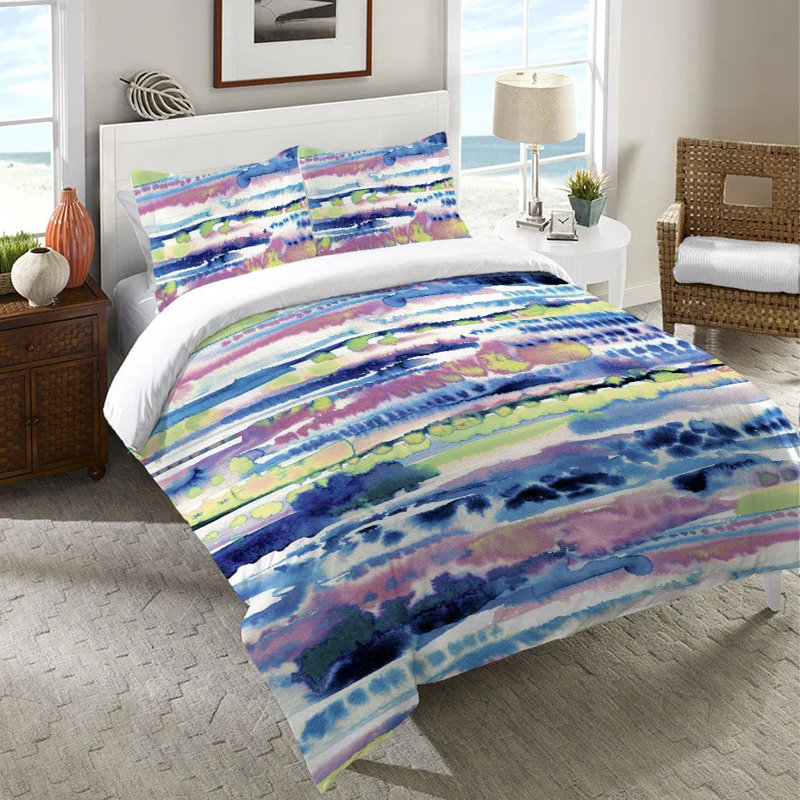 Housse de couette en microfibre Silky Designs, Housse de couette pour grand lit