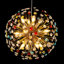 Lustre sphérique spoutnik 12 lumières à intensité variable Keltie