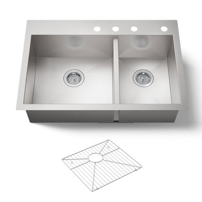 Vault 33" Dual Mount Kitchen Sink