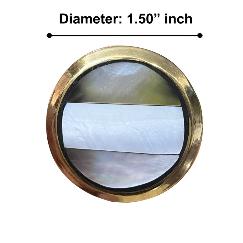 Boutons rayés de 1,5 po de diamètre