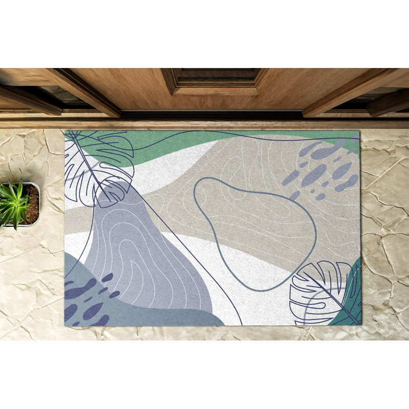 Non-Slip Outdoor Doormat, W100 x L150 cm