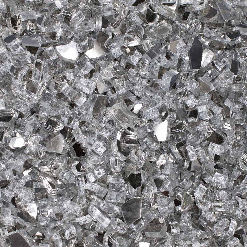 Foyer en verre trempé réfléchissant de 1/4 po d'épaisseur 10 lb, Diamant brillant étoile brillante